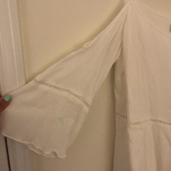 1. State Peasant Top in Cloud cold shoulder S - Picture 2 of 6